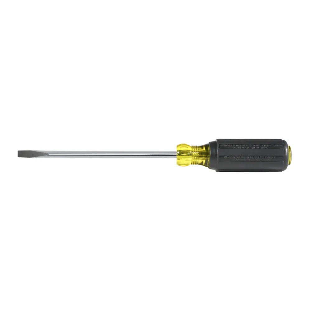 Desarmador de punta cabinet de 0,6 cm de alta resistencia con barra redonda de 15 cm